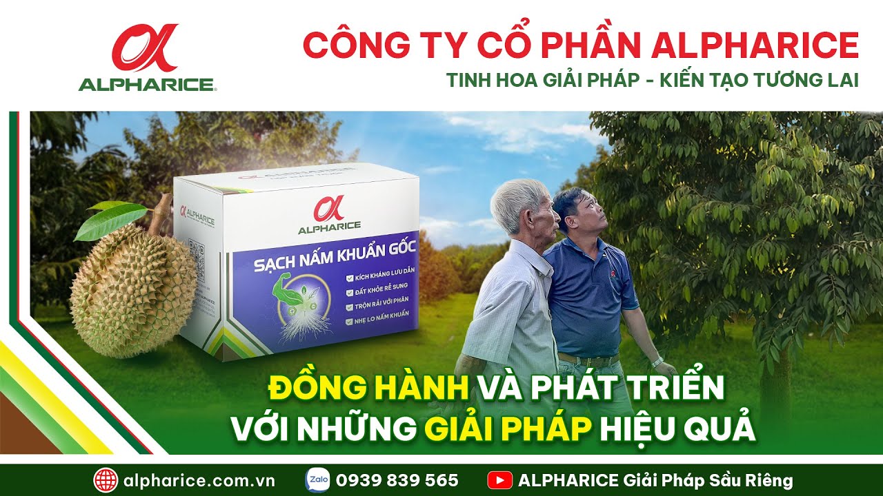 CÙNG ĐỒNG HÀNH VÀ PHÁT TRIỂN VƯỜN SẦU RIÊNG VỚI NHỮNG GIẢI PHÁP HIỆU QUẢ